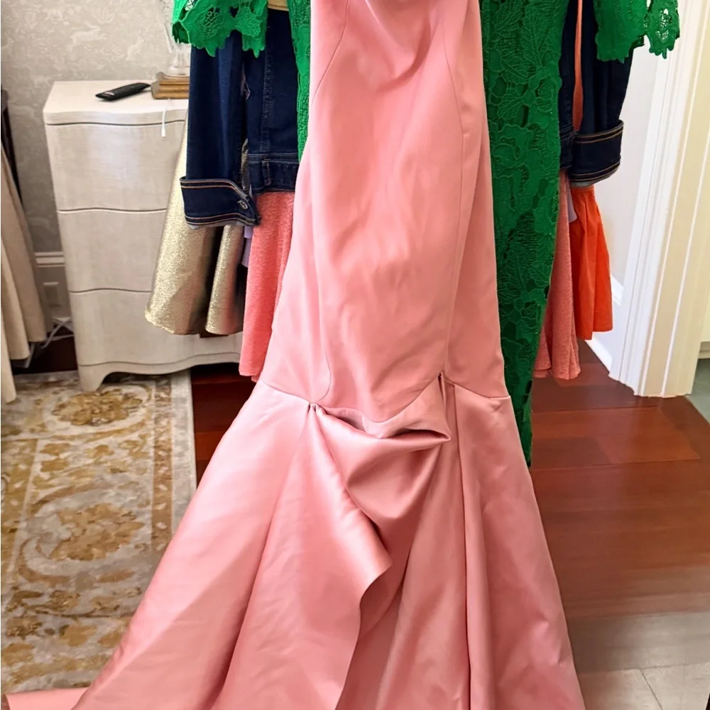 MNM COUTURE Blush Pink Mermaid Gown